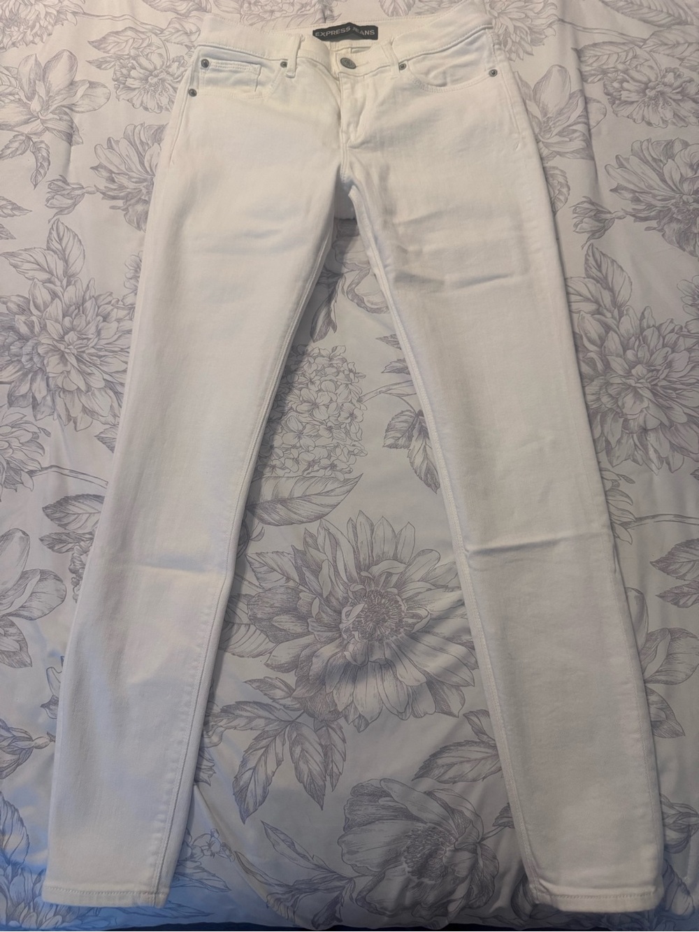 Express, White Legging, mid rise Jeans